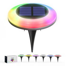 Brightright 810037740417 Colorize Colorful Pathway Solar Light 6 Lights Decorative Weatherproof Au
