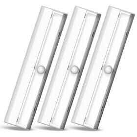 Brrc127 Brilliant Evolution Wireless Led Stair Lights With Motion 3 Pack White