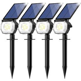 Gs16-4 Btfarm 4 Pack Solar Spot Lights Outdoor Waterproof Ip65 52 Led Landscape Ligh