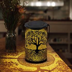 Am00673 Buaro8aga Fathers Day Gifts Solar Lanterns Outdoor Waterproof Hanging Tree Of Life Lan
