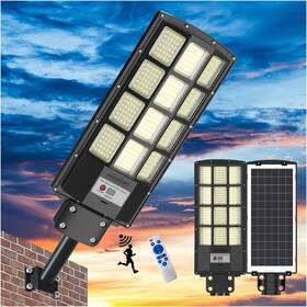 L002-1p Cahougsmt Solar Street Lights Outdoor Dusk To Dawn 3000w Flood Light Waterproof