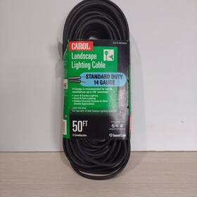 02310.66.01 Carol Landscape Low Voltage Lighting Wire 50 Feet 2 Conductor 14 Gauge