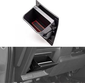 Ct000010 Carqiwireless Interior Abs Black Fuse Box Coin Container Inner Storage Tray Com
