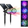 Cdsp10 Solar Lights Outdoor Colored Spotlight Waterproof Wall Christmas Auto