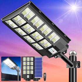 4600w Cedio 734227392203 Solar Street Lights Outdoor - Parking Lot Commercial 30000