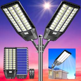6000w Cedio 734227392227 Solar Street Lights Outdoor Waterproof Parking Lot