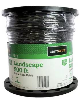 Cerrowire 048243319602 Landscape 500 Ft 10/2 Low Voltage Cable