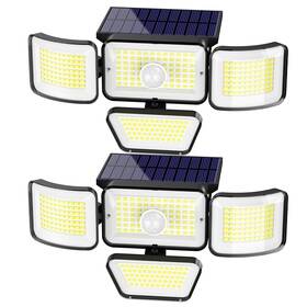 Acswlw2us1 Charkee Solar Lights Outdoor 278led 3000lm High Brightness With Motion Sensor