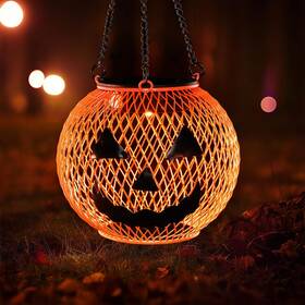 Jp-t03 Chatool Halloween Outdoor Decorations Solar Pumpkin Lights For Porch Yard And Garden