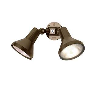 Ciata 817354029058 15 Inch Outdoor Security Flood Light 2 Head Heavy Duty Castaluminum 150w Par38