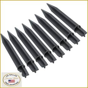 B0bgh2nwxj Cionyce 8-pack Solar Path Light Stakes 8.26in Plastic Garden Lamp Replacements