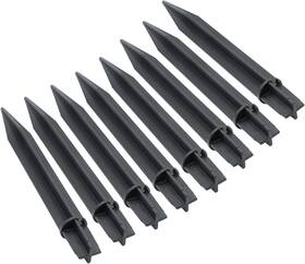 Tuohai0022902-003073 Cionyce 8pcs Torch Stake 8.26 Inch Pathway Light Plastic Path Replacement Ab