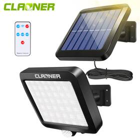 Sd056ab Claoner Solar Motion Sensor Outdoor Lights 56 Led Flood Security Light Garden Wall Lamp
