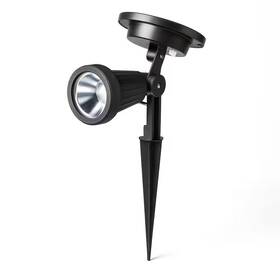 Classy Caps 313037643653 Black Outdoor Integrated Led Landscape High Performance Solar Spotlight