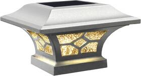 Slz332w Classy Caps Kingston Solar Post Cap - Fits 2 Inch X 2.5 And 3