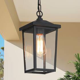 Classy Leaves 735940923972 Outdoor Pendant Light Fixture Farmhouse Exterior Hanging Lights Adjustable Chain