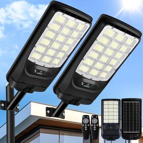 Jvd-2 Cnoijuts Solar Street Lights Outdoor 21000lm 6500k Motion Sensor Waterpr