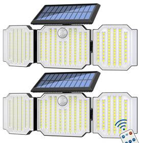 Cokuta 789616014082 Solar Flood Lights Outdoor Motion Sensor High Brightness 238 Led 7000k Secur