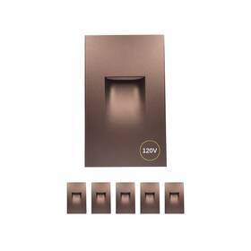 801-04a Coloer 3.5w Led Stair Lights 120v Dimmable Step For Outdoor And Indoor Ip
