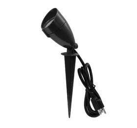 Commercial Electric 445027643633 Ce Bronze Line Voltage Led Spike Light With Adjustable Lamp Head 1-ea