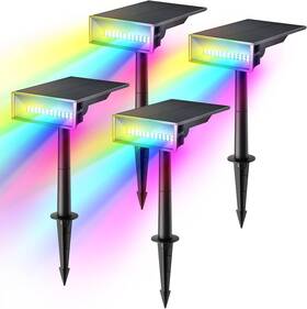 Cl86009-ws002-us-4 Consciot Solar Spot Lights Outdoor Adjustable 170 Light 7 Multi