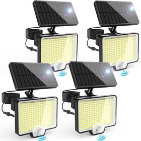 Ip67 Coozaming 8964 294 Led Solar Motion Sensor Outdoor Lights 5200lm Flood W