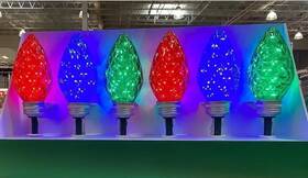 Costco 741895884114 6-count Led Pathway Holiday Bulb C9 Lights 18-feet Length 2020 11 Inch