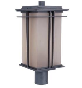 Craftmade 647881112998 Winslow Post Mount Fixture Outdoor Light Lamp Large 19 Inch Lantern Style