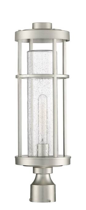 Za4215-sa Craftmade Za4215 Encompass 22 Inch Tall Outdoor Single Head Post - Silver