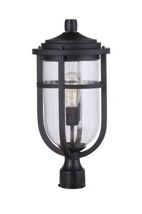 Za4725-mn Craftmade Za4725 Voyage 20 Inch Tall Post Light - Midnight