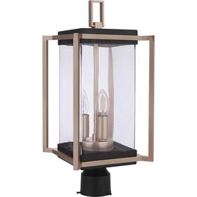 Za6515-mnsb Craftmade Metalwork Post Light Or Accessories Midnight/satin Brass