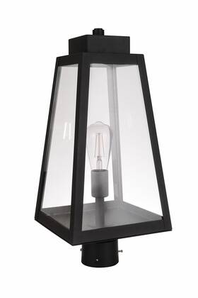 Za6925-tb Craftmade Za6925 Sorano 21 Inch Tall Post Light - Black