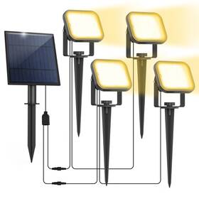 Ts-s4201 Crepow Solar Spot Lights Outdoor 20 Led Ip65 Waterproof Landscape Dus