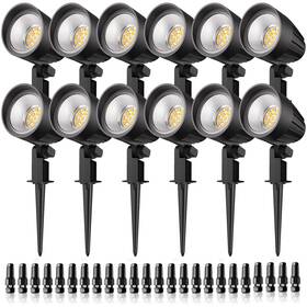 Cr-dyds-1512 Crodial Low Voltage Landscape Lighting 15w Led Spotlights With Connectors