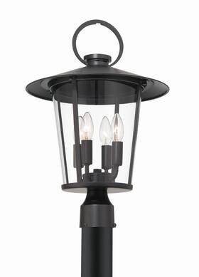 Crystorama Lighting Group 633779050831 And-9209-cl Andover 4 Light 21 Inch Tall - Black
