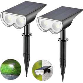 B082v4pjq6 Cubilan Decorative Garden Stake 3.94 Inch X1.97 X11.4 Solar Spot Lights 2 Pack