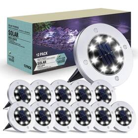 Cvosua 781591409471 Solar Outdoor Lights 12packs For Outside Waterproof Gar