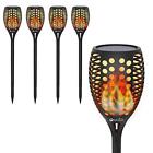D03-1665n-02-4-pack Oxyled Solar Torch Lights For Halloween Christmas Garden Path Light