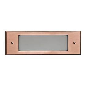 Lv614-cp Dabmar Lighting Wall Lght 614 Cp Brass Rcssd Brick Step