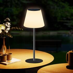 D-stp-01 Dansny Solar Table Lamp Rechargeable Outdoor Lamps With Light Sensorbat