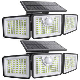 Jy2322b Daphino 2500lm Solar Lights Outdoor With Motion Sensor 3 Head 270 Wide Angle Street