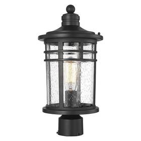 6x20p-m Darkaway Large Outdoor Post Lights Lamp Posts Lighting 17inch Alum Inch