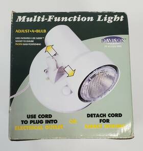 Davidson 627442003088 Multi-function Adjust-a-bulb Plug In Or Direct Wiring Flood Light