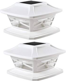 Dl105 Davinci Lighting 726084642430 Flexfit Solar Outdoor Post Cap Lights - Includes Bases For 4x4