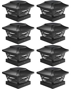 Davinci Lighting 850029719083 Renaissance Solar Outdoor Post Cap Lights - Includes Bases F