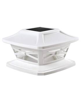 Dl105-r Davinci Lighting Flexfit Solar Outdoor Post Cap Lights - Includes Bases For 4