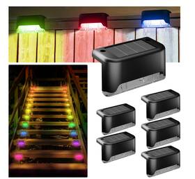 Jsnle65-wus-d1 Daybetter Waterproof Solar Deck Lights Outdoor Step 6 Pack