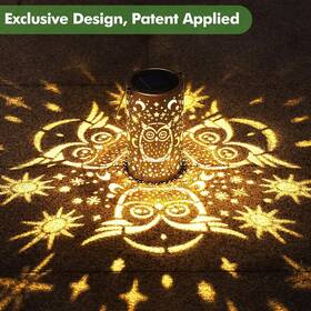 Dealer Well 705353926143 Fabuday Owl Solar Lantern Waterproof Hanging Led Outdoor Garden Decor