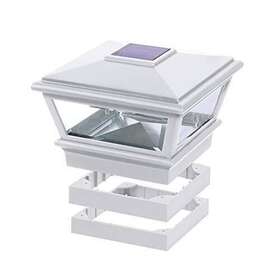 158388 Deckorators 722076411145 Traditional Solar Versacap 6 X - White