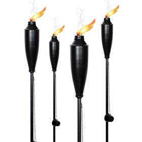 Deco Window 823736900976 Garden Torches For Outside Home Pack Of 4 Metal Citronella F